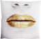 Kussen Golden Lips - wit | Meubelplaats