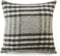 Kussen Grote Ruit Grijs (Hex Check Charcoal) - Nieuw Wol - 50x50 - Tweedmill UK