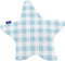 Kussen HappyFriday Basic Blauw Ster Vichy 50 x 50 cm