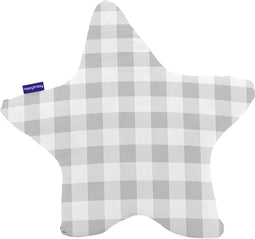 Kussen HappyFriday Basic Grijs Ster Vichy 50 x 50 cm