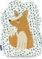 Kussen HappyFriday Moshi Moshi Multicolour Fox 40 x 30 cm