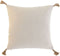 Kussen Home ESPRIT Beige Natuurlijk Tropisch Boho 45 x 5 x 45 cm