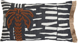 Kussen Home ESPRIT Tropisch Palmboom 50 x 15 x 30 cm
