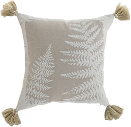 Kussen Home ESPRIT Wit Beige Bedrukt Boho 45 x 45 cm