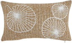 Kussen Home ESPRIT Wit Natuurlijk 50 x 15 x 30 cm