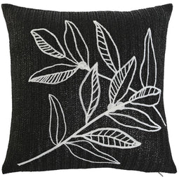 Kussen Home ESPRIT Wit Zwart 42 x 15 x 42 cm