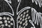 Kussen Home ESPRIT Wit Zwart Palmboom 42 x 15 x 42 cm