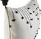 Kussen Home ESPRIT Wit Zwart Ruiten 50 x 15 x 30 cm