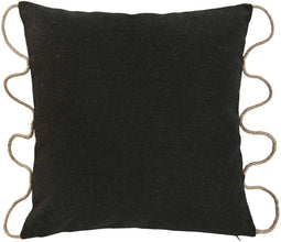 Kussen Home ESPRIT Zwart 45 x 15 x 45 cm