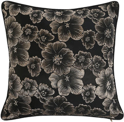 Kussen Home ESPRIT Zwart Gouden 45 x 15 x 45 cm