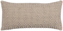 Kussen Katoen Beige 30 x 60 cm