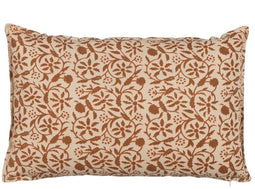 Kussen Katoen Bruin Beige 60 x 40 cm