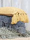 Kussen Macrame Blue