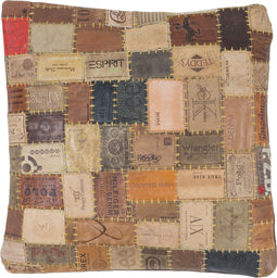 Kussen Royal Label - 50 x 50 cm - Leer