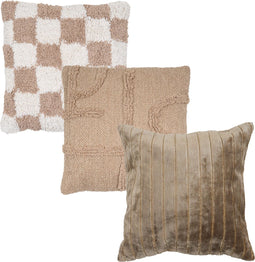 Kussen Set van 3 - Chess, Joya Brown en Juul Green