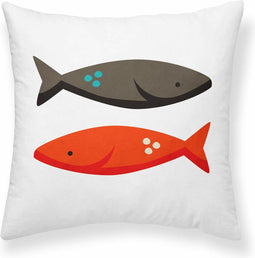 Kussenhoes Decolores Peces Rojo Rood 50 x 50 cm