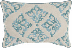 Kussenhoes DKD Home Decor Blauw Traditioneel (60 x 1 x 40 cm)