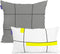 Kussenhoes HappyFriday Blanc Firefly Multicolour 2 Onderdelen