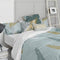 Kussenhoes HappyFriday Blanc Foliage mint Multicolour 2 Onderdelen