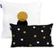 Kussenhoes HappyFriday Blanc Golden dots Multicolour 2 Onderdelen
