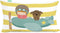 Kussenhoes HappyFriday Learning to fly Multicolour 50 x 30 cm