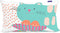Kussenhoes HappyFriday Moshi Moshi Cat & Mouse Multicolour 50 x 30 cm