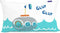 Kussenhoes HappyFriday Moshi Moshi Sea Life Multicolour 50 x 30 cm