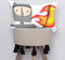 Kussenhoes HappyFriday Mr Fox Knight Multicolour 50 x 30 cm