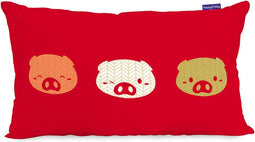 Kussenhoes HappyFriday Mr Fox Piggys Multicolour 50 x 30 cm