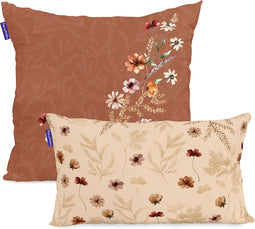 Kussenhoes HappyFriday Wild Flowers Multicolour 2 Onderdelen