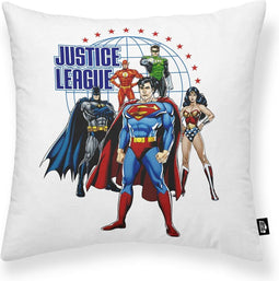 Kussenhoes Justice League Justice Team A Wit 45 x 45 cm
