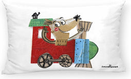 Kussenhoes Ripshop Locomotora Multicolour 30 x 50 cm