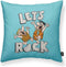 Kussenhoes The Flintstones Let's Rock A 45 x 45 cm