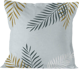 Kussensloop Foliage Mint | Blanc