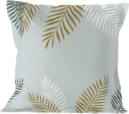 Kussensloop Foliage Mint | Blanc
