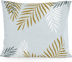 Kussensloop Foliage Mint | Blanc