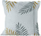 Kussensloop Foliage Mint | Blanc