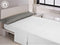 Kussensloop Happy Home LISOS COTTON Grijs Bed van 150 144 Draden 150 cm