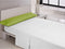 Kussensloop Happy Home MIX COLORS Pistache Bed van 90 144 Draden 90 cm