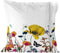 Kussensloop HappyFriday Birds of paradise Multicolour 60 x 60 cm