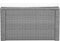 vidaXL - Voetenbank/poef - zwart - 53x53x30 - cm - poly - rattan