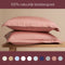 Coco & Cici - Tencel Sateen Kussensloop 70 x 60 cm - Kussenhoes - Lyocell - Extra Zacht & 100% Natuurlijk - Terra Roze