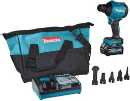 Makita AS001GA101 - Accu blaas- en zuigmachine - 40V Max XGT - Inclusief 2,0 Ah accu en lader (in doos met tas)
