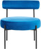 Fauteuil ALPHA Fluweel Marineblauw