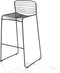 Essentials Wire barkruk zwart - set van 4 - steel wire