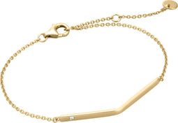 Esprit ESBR00331217 - Armband - Zilver geelgoudverguld met zirkonia - Goudkleurig