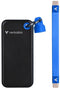 Verbatim Pocket SSD 2TB - Externe SSD - USB-C 3.2 Gen 2 - Zwart-Blauw