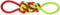 Hondenspeelgoed Dingo 30110 Rood Groen Katoen