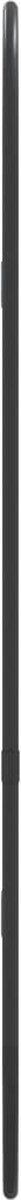 vidaXL - Wandspiegel - 60x25 - cm - ovaal - zwart