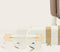 Lionelo Thomi Plus 5in1 - Meegroeibed Co Sleeper Babybed Baby Box Peuterbed Bank - 7 hoogtes - 2x matrassen T25 - Verstelbare Poten - Ademend & Afritsbare Zijkant - Opbergmand - Wielen - Wasbare Bekleding - tot 100 kg - Beige Karamel